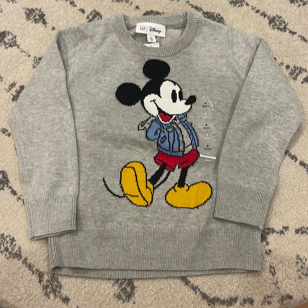 NWT gap Mickey Mouse 4 sweater